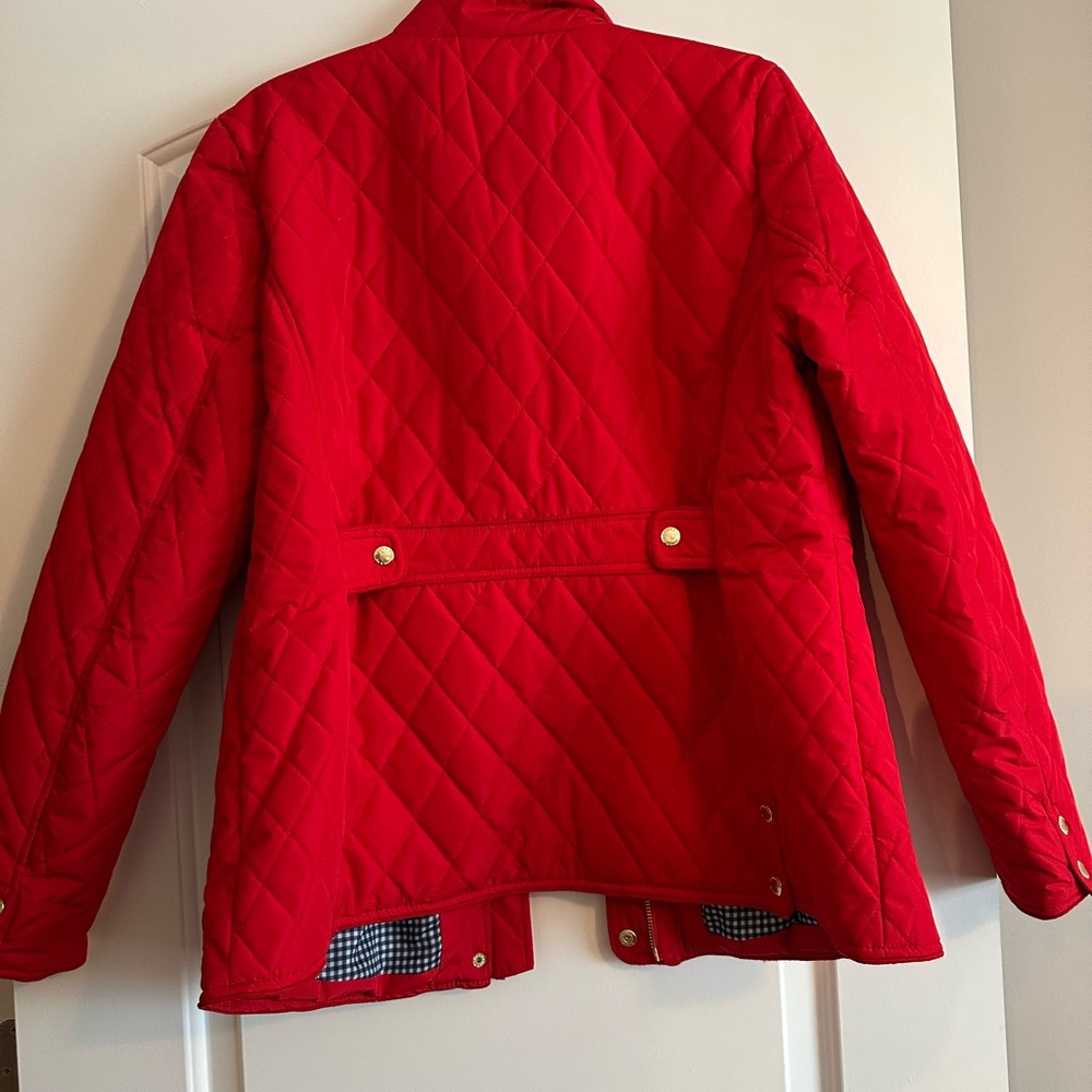 Crown & Ivy Red Quilted Puffer Jacket - Picture 2 of 4